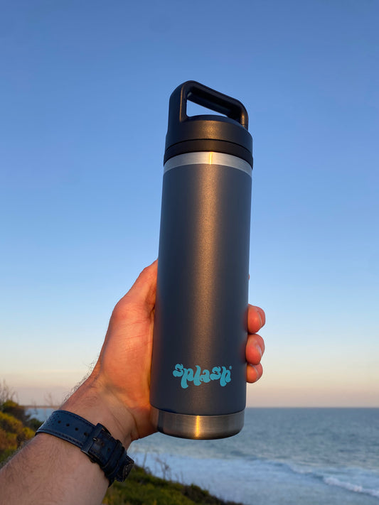 600ml Navy drink bottle