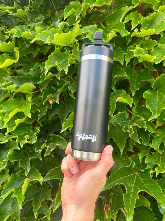 600ml Black drink bottle